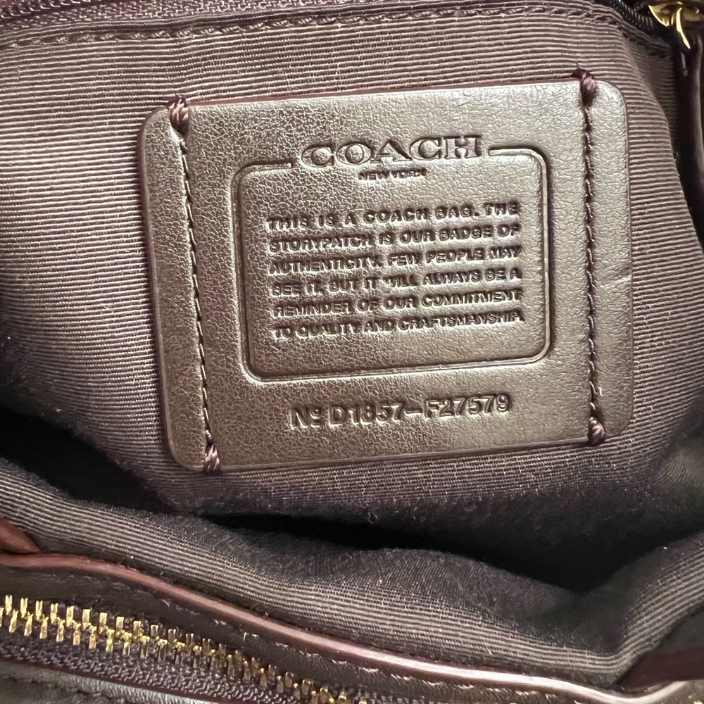 Monogram Coach Purse - Picture 3 of 6
